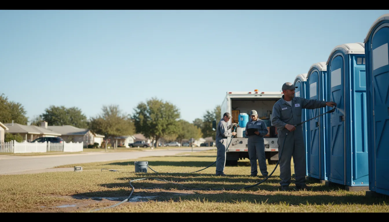 Long-Term Portable Toilet Rental in Longview, TX near me